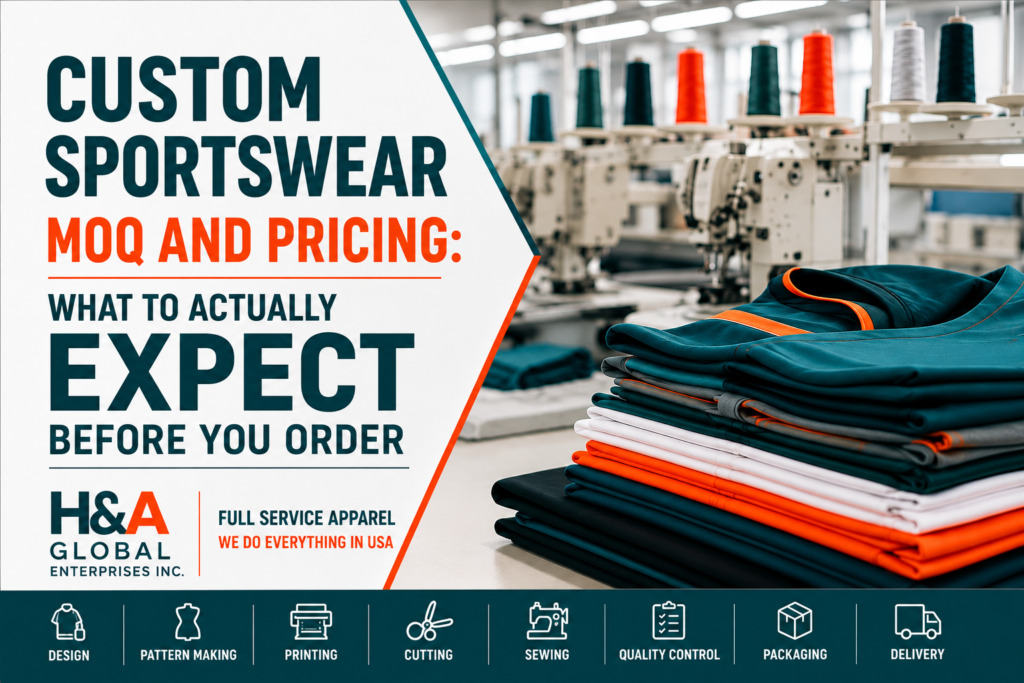 Custom Sportswear MOQ and Pricing What to Actually Expect Before You Order