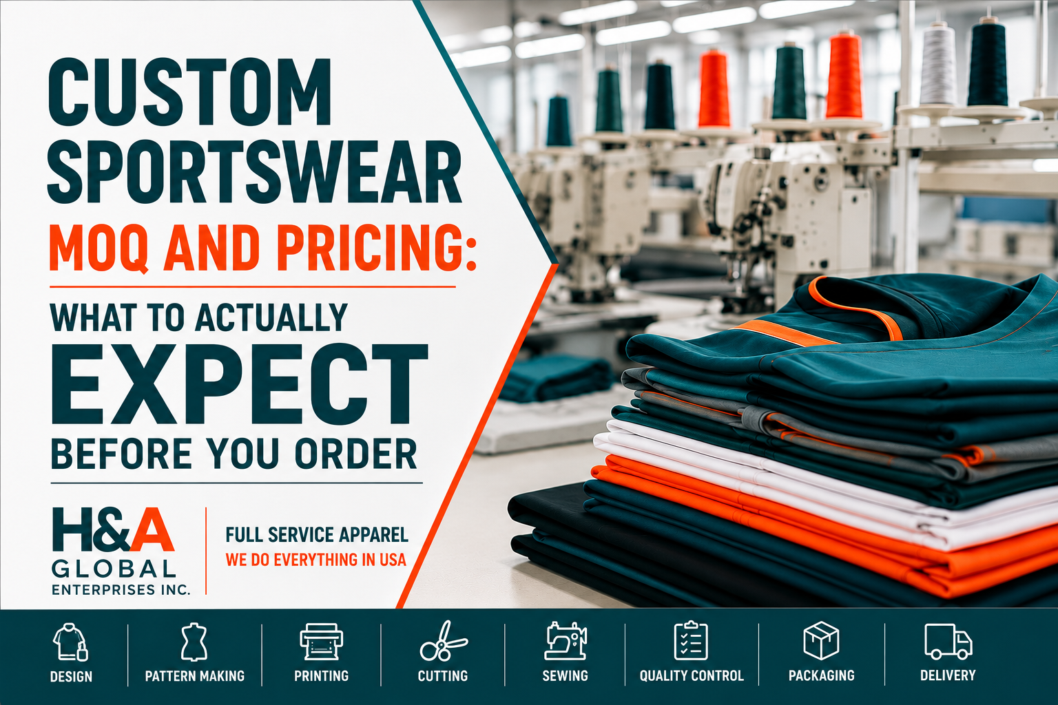 Custom Sportswear MOQ and Pricing What to Actually Expect Before You Order