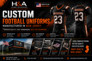 Custom Football Uniform Manufacturer in New Jersey